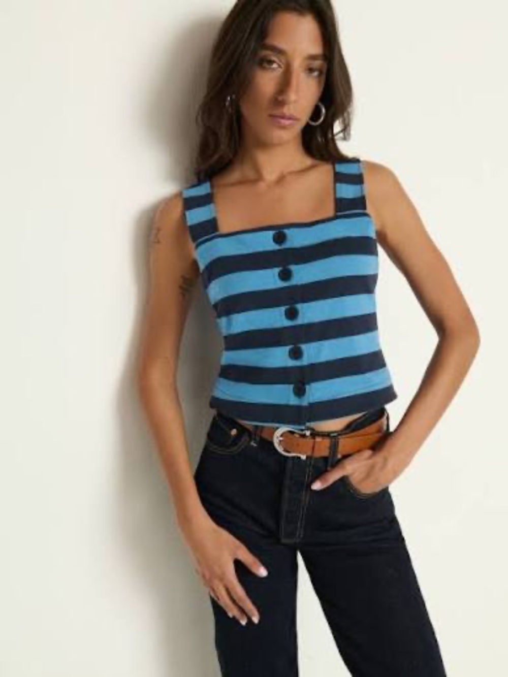 Nation LA Joni Stripe Tank